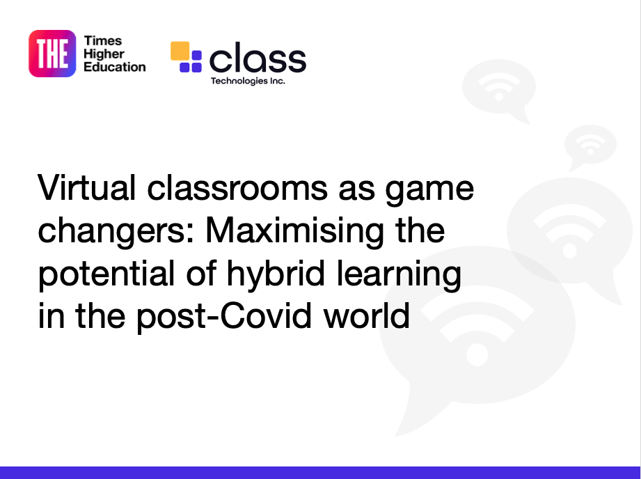 Virtual classrooms as game changers