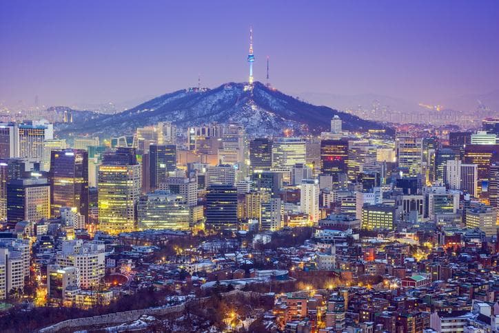 South Korea skyline